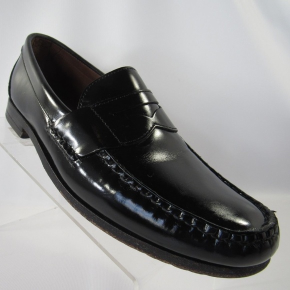 Allen Edmonds Walden Sz 9.5 Black Loafer C3A C13 main image 5